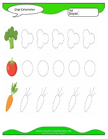 Çizgi Çalışma Sayfaları